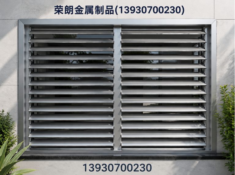 沧州渤海新区锌钢百叶窗展示图